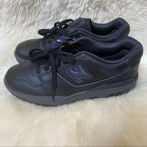 New Balance 550 Black on Black 8.5